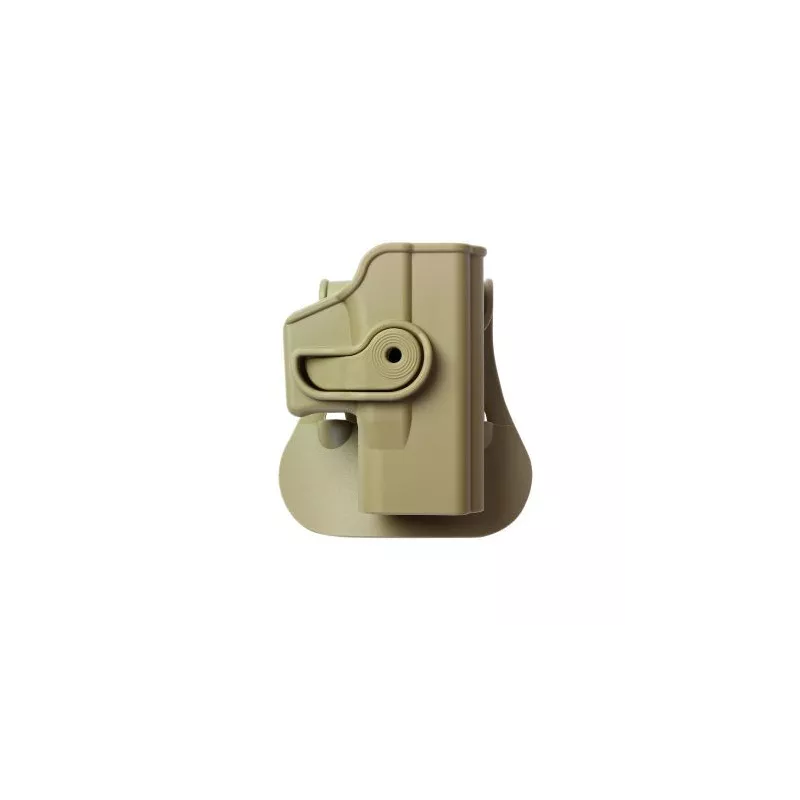 Holster Rigide LV2 Glock 23/26/27/28/33/36 Gen3/4 Droitier Tan