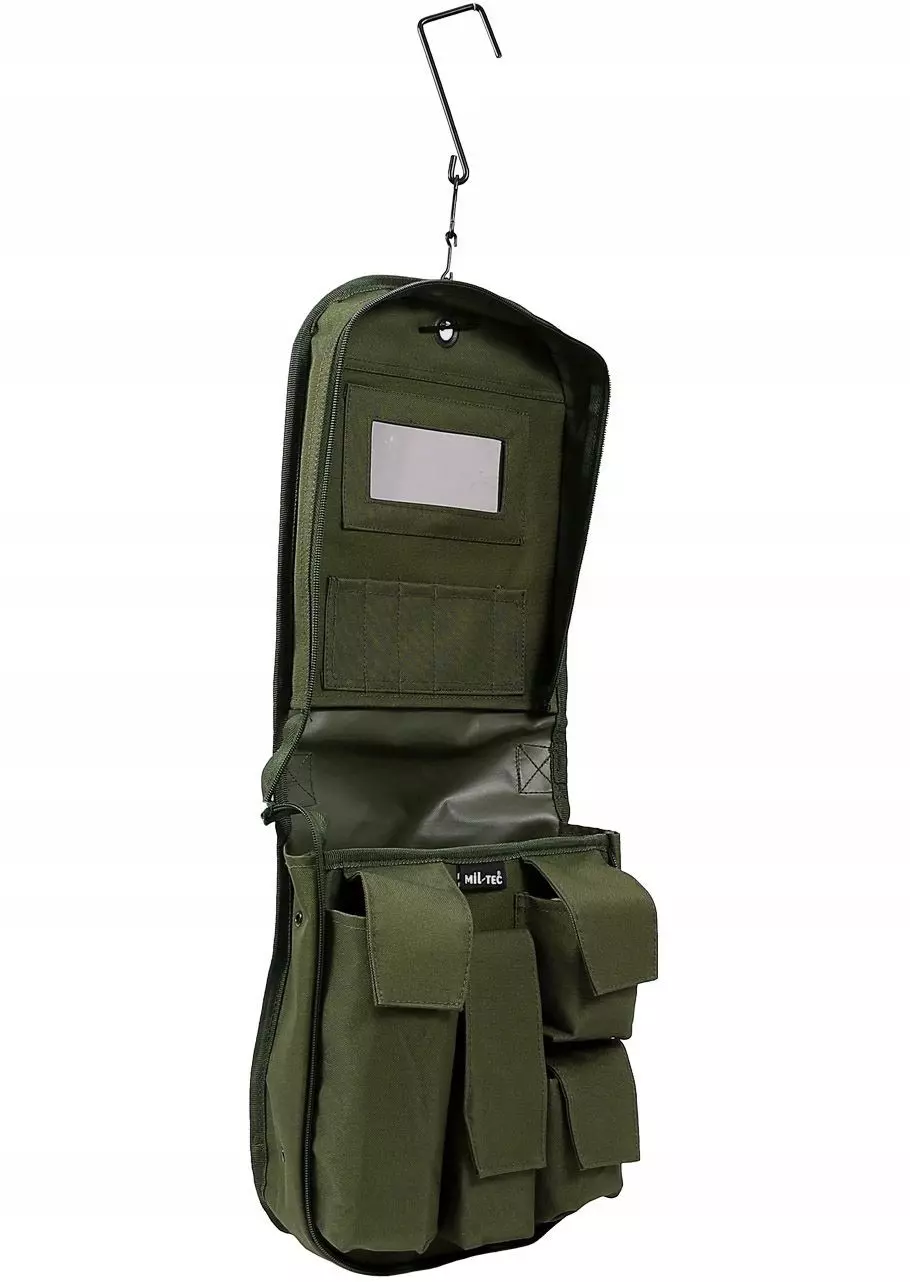 Trousse De Toilette De Voyage Suspendue – Vert, Imperméable, Unisexe, Grand Format
