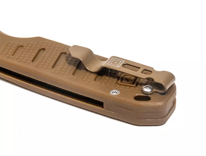 Couteau Pliant Outdoor – Manche Acier Antidérapant – Lame Inox Noir – Compact EDC