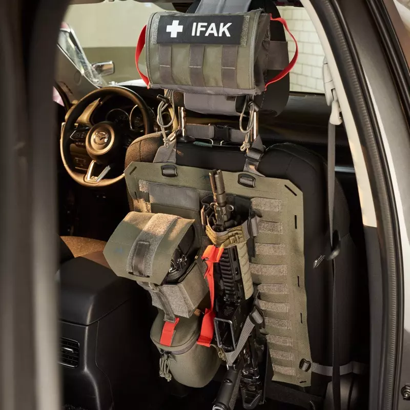 Panneau Organisateur Rigide Pour Siège Auto - ABS, Sangles Réglables, Rangement Facile