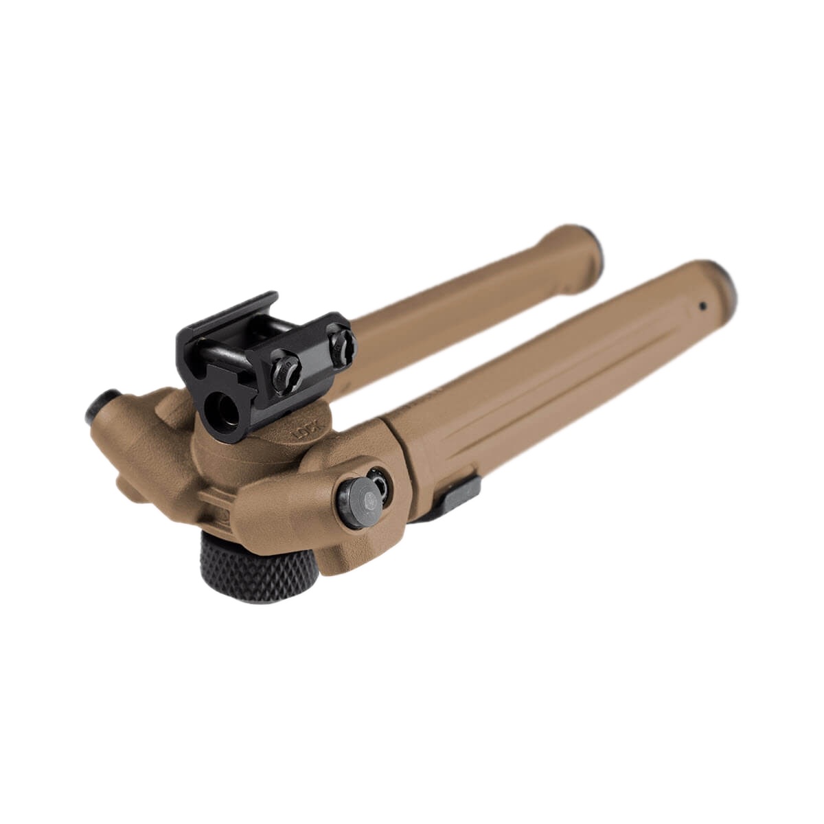 Bipied Tactique Réglable Pour Fusil - Fixation Rail Picatinny 1913 - Aluminium Et Polymère - Neuf